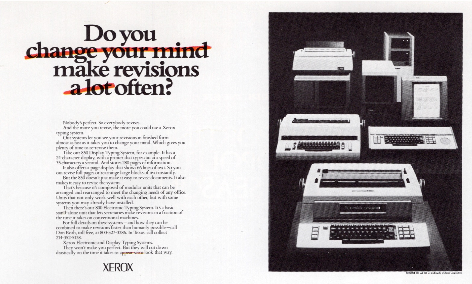 Xerox Print Ad