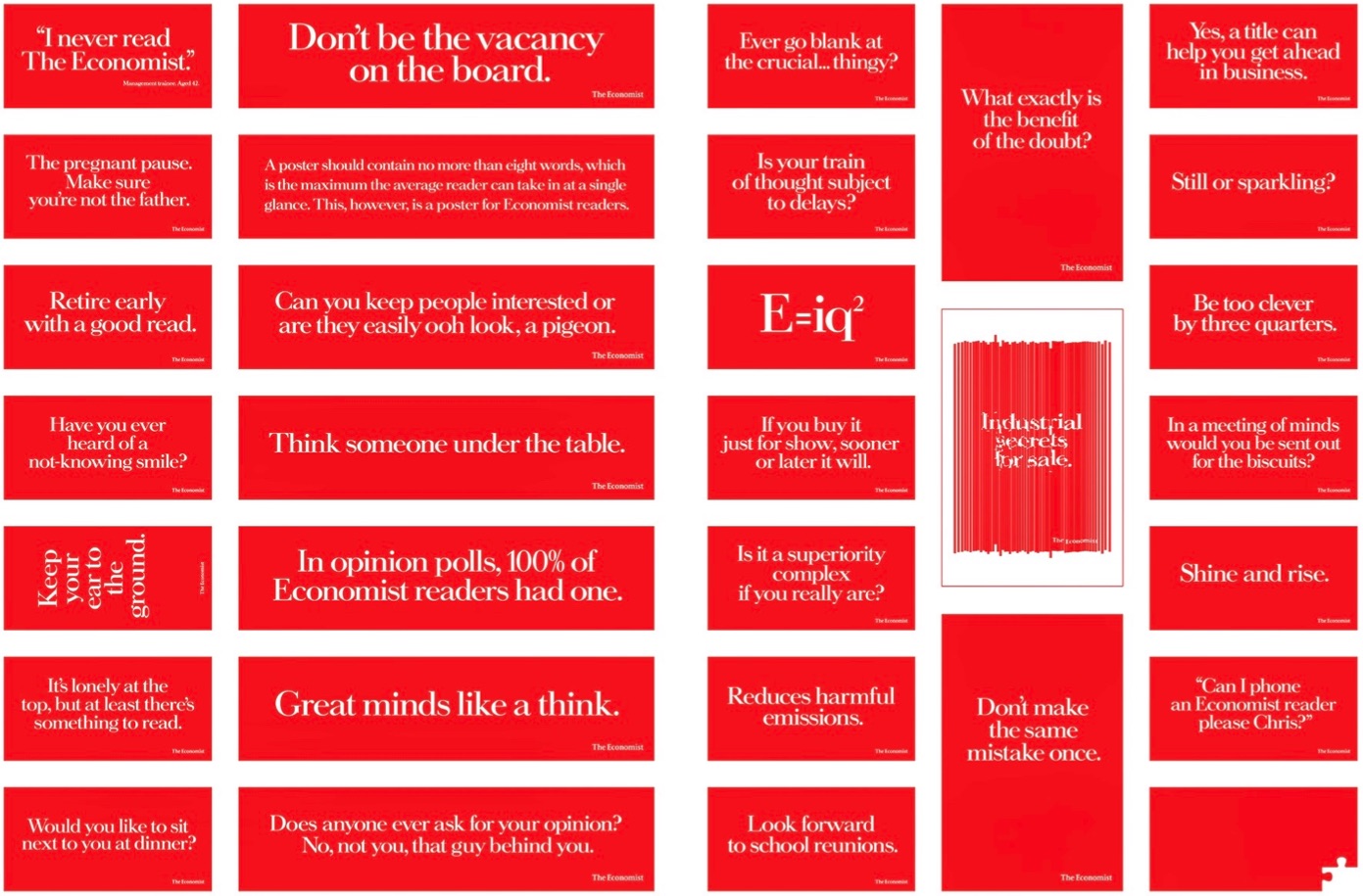 The Economist print ad